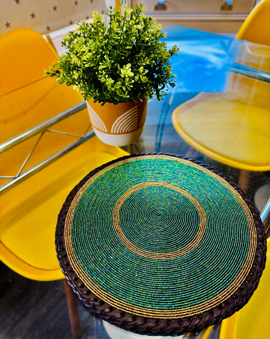 Emerald Glow Placemat Set