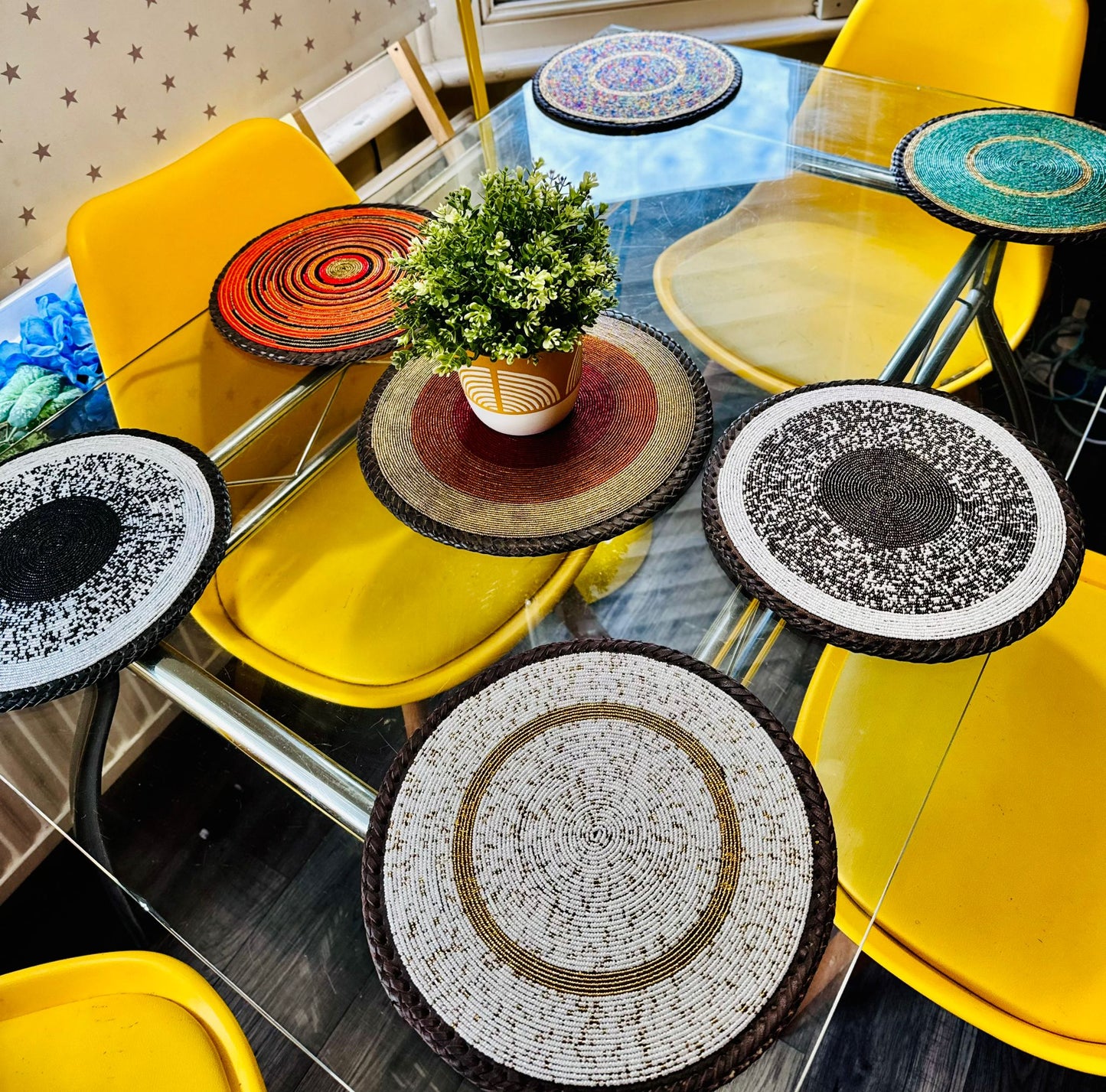 Emerald Glow Placemat Set