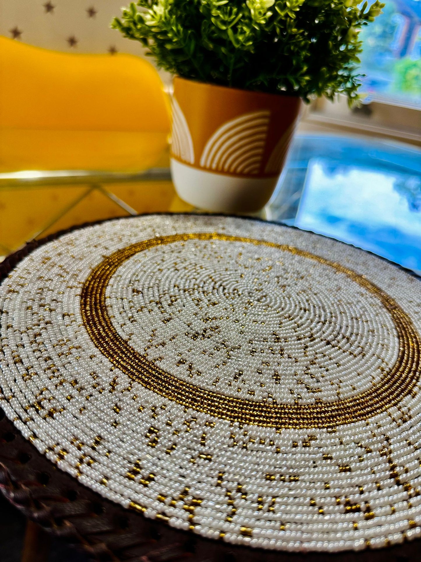 Golden Speckle Placemat