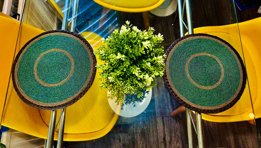 Emerald Glow Placemat Set
