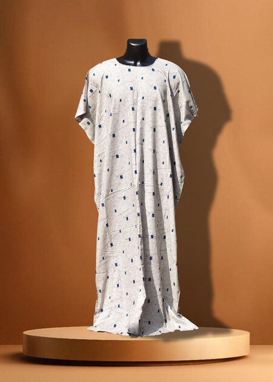 Sapphire Grid Dera Dress