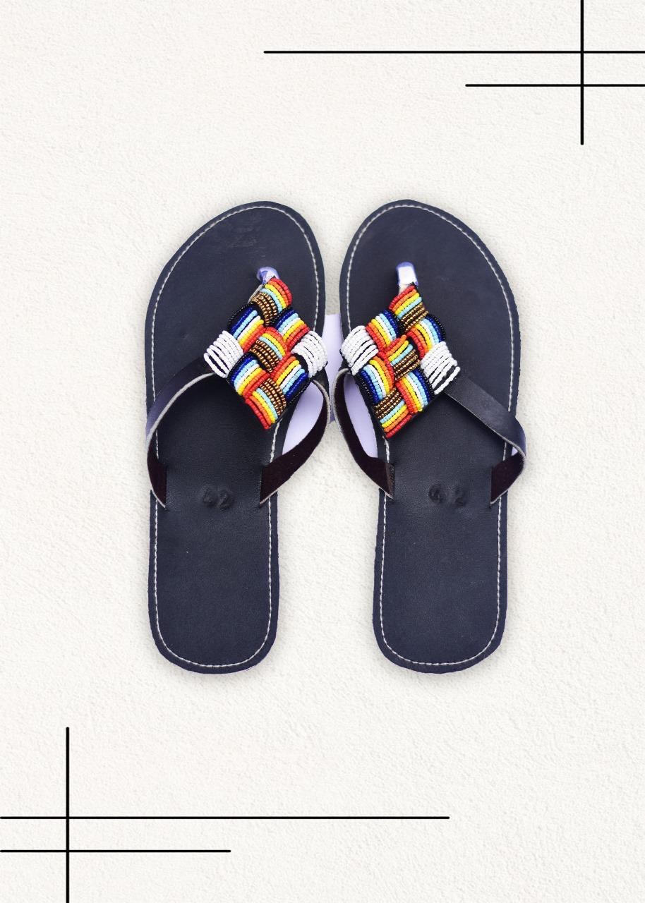 Weaved beaded Maasai Sandals