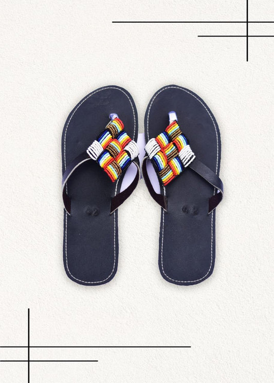 Weaved beaded Maasai Sandals