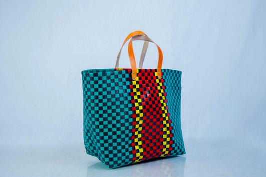 Green Woven Recyclable Tote bag