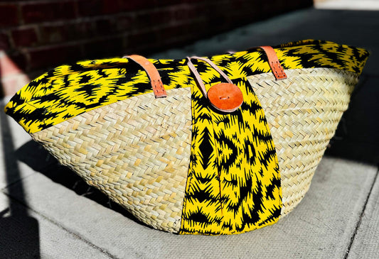 Yellow Hand-woven Kikapu